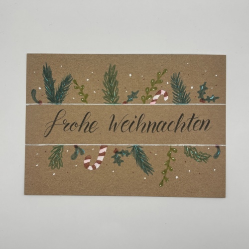 Frohe Weihnachten Blätter