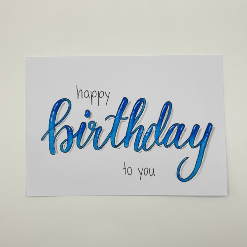 Happy Birthday to yo blau